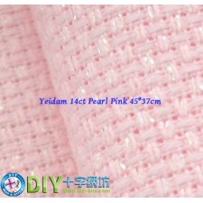 Yeidam 14 ct Aida - Pearl Pink 45*37cm